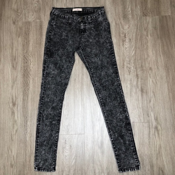 Altar’d State Women's Gray/Black Low Rise Straight Leg Skinny Jeans sz 26 - Picture 2 of 4